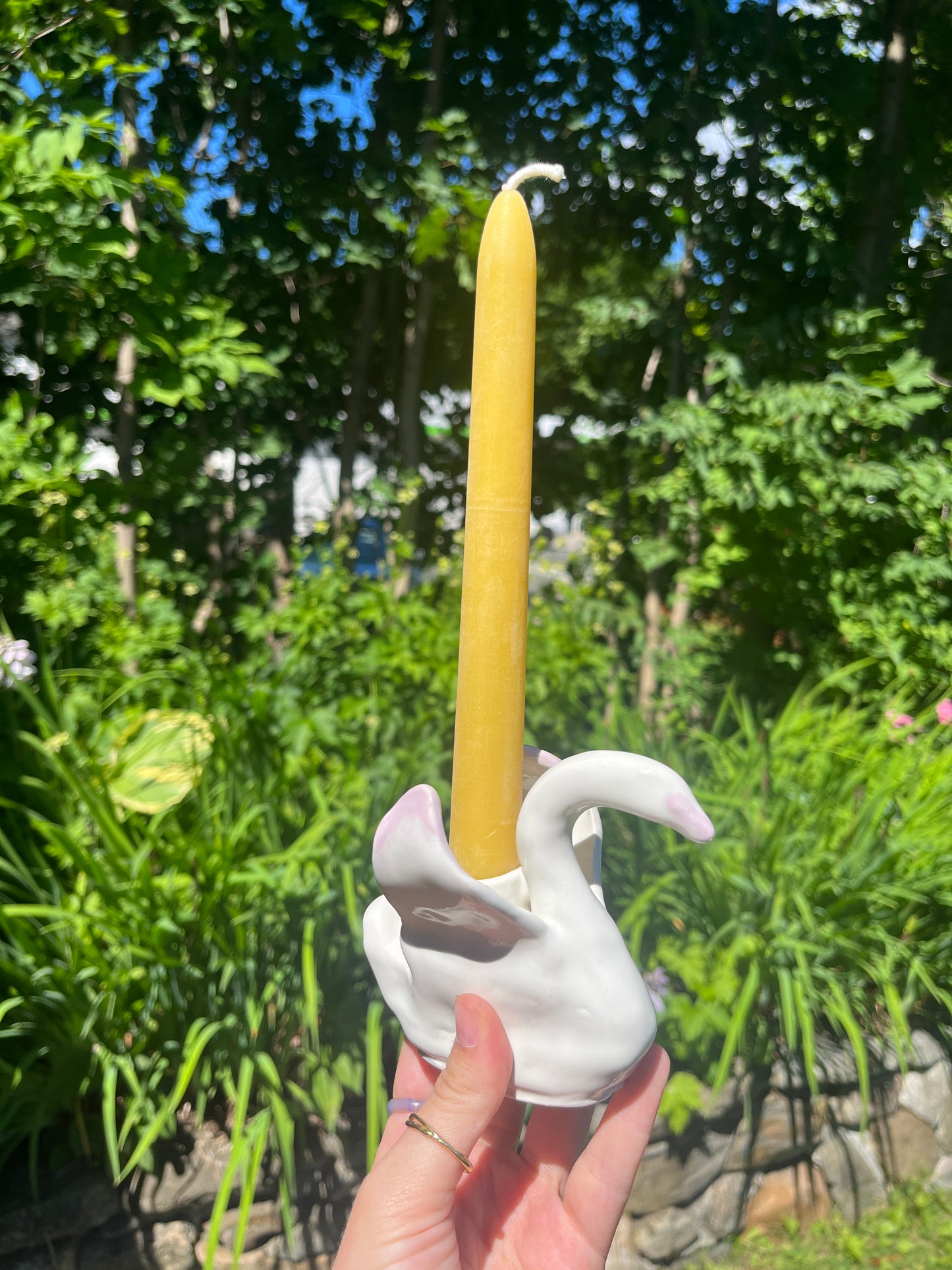 Lola Katan Swan Candleholder (Small)